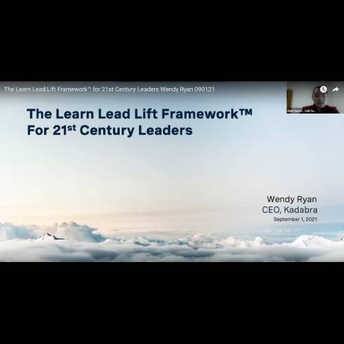The Learn Lead Lift Framework for 21st century leaders.