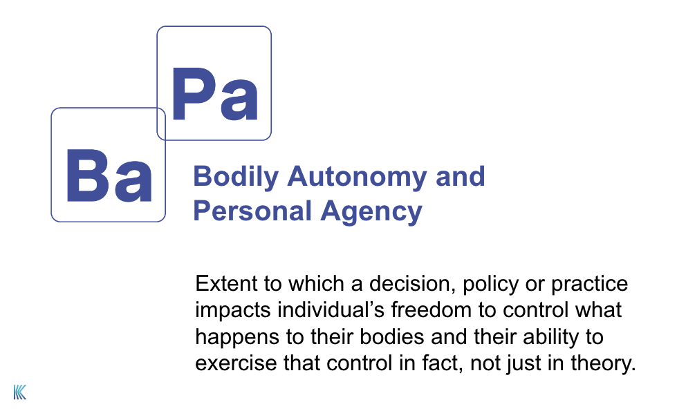 The First Container: Bodily Autonomy and Personal Agency