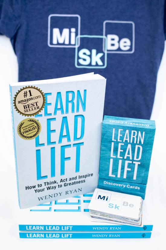The Learn Lift Discovery Cards include pre-printed element cards with definitions for each mindset, skill set and behavior in the Learn Lead Lift Framework(™).