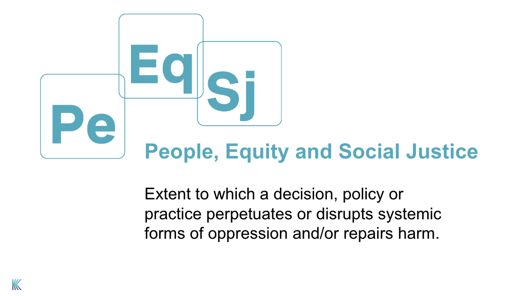 The Fourth Container: People, Equity and Social Justice
